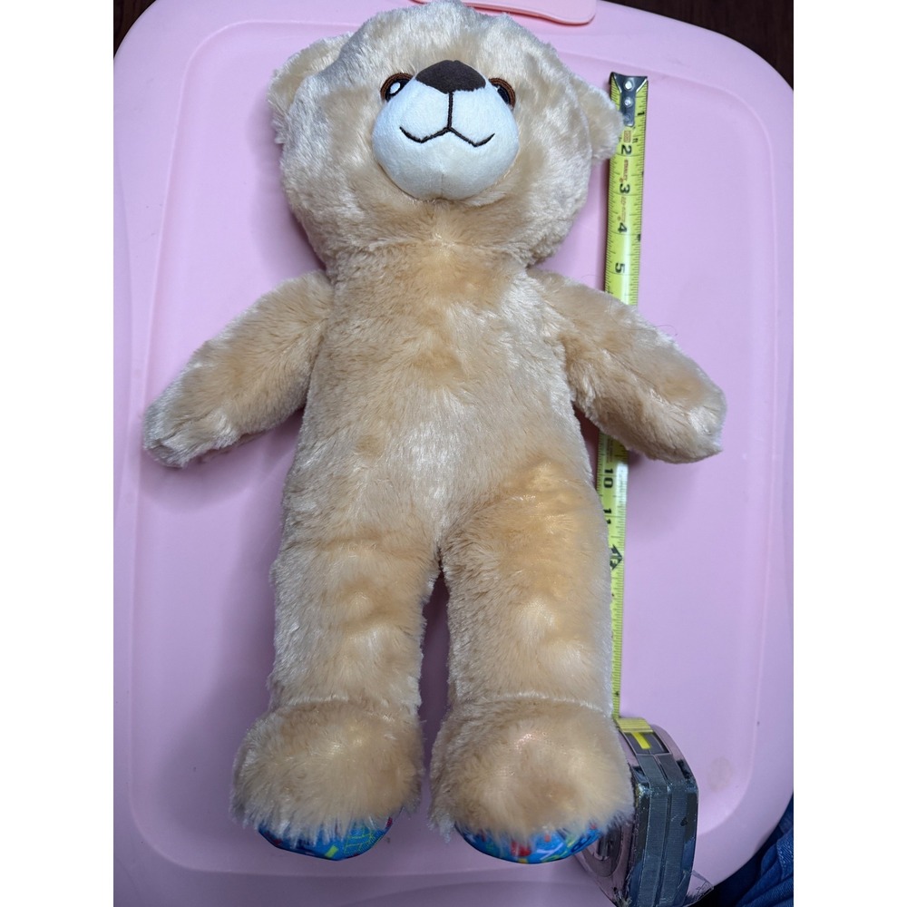 Build-A-Bear Workshop Happy‎ Birthday Celebration Bear Tan Plush 15 inch Teddy